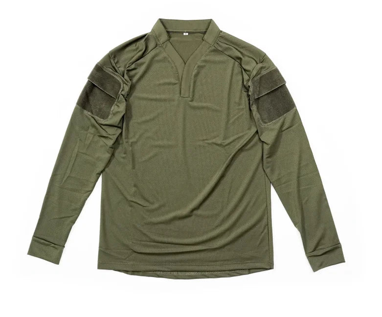 Velocity Style Rugby Shirt Quick Dry Tactical Long Sleeve T-Shirt CAG Love