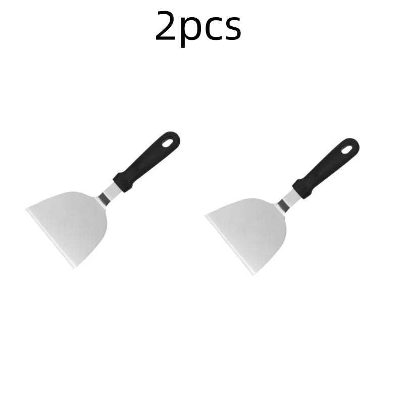 Stainless Steel Metal Griddle Spatula Hamburger Scraper Pancake Great for BBQ Grill