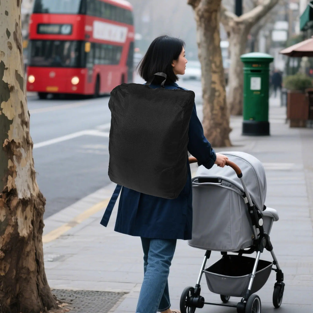 Stroller Travel Bag for Airplane Baby Stroller Storage Backpack Pushchair Transport Cover Shoulder Strap 66x45x18cm Foldable