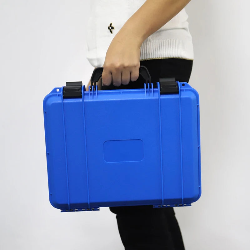 370x285x105mm Hardware Toolbox Portable Instrumentation Equipment Storage Safety Protection Box Plastic Tool Box Organizer