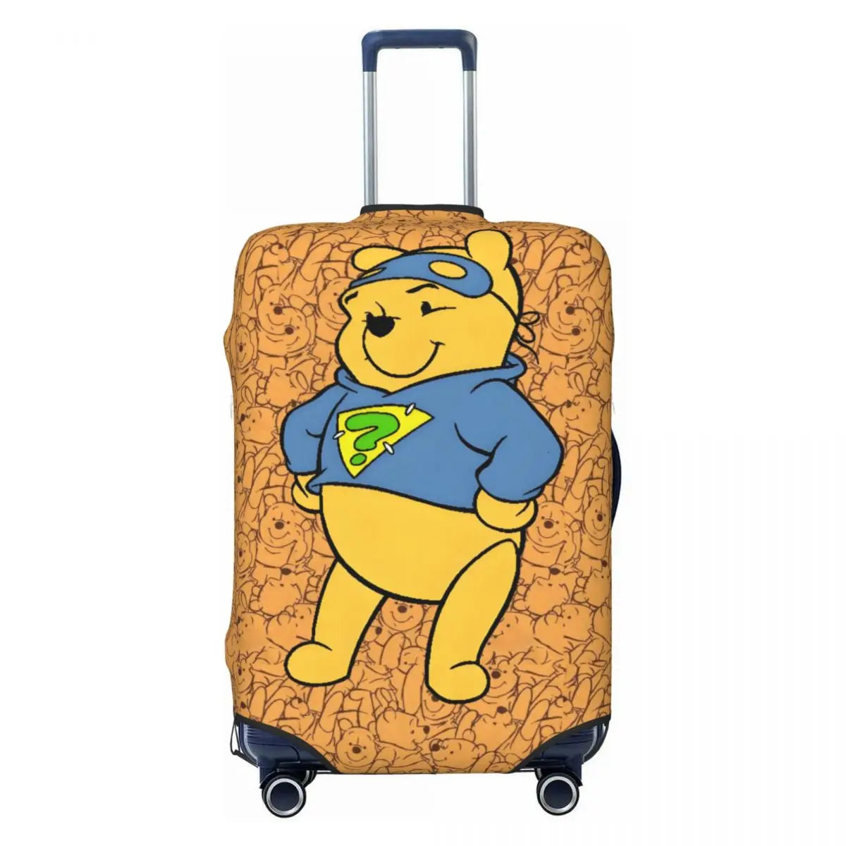 Custom W-Winnie Anime The Pooh Luggage Cover Fashion Suitcase Protector Covers Suit For 18-32 inch
