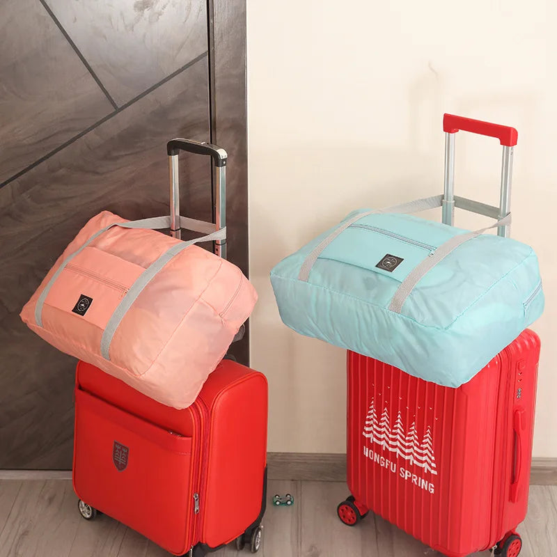 Travel Bag Folding Travel Storage Bag Travel Storage Bags Boarding Luggage Clothes Handbags Picnic Move House Large Handbag