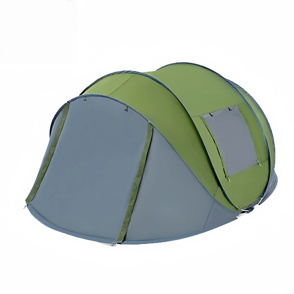 Multi-Person Easy Pop-Up Tent for Big Families Portable One Bedroom Structure for Outdoor Camping for 2/3/4/5/6 People