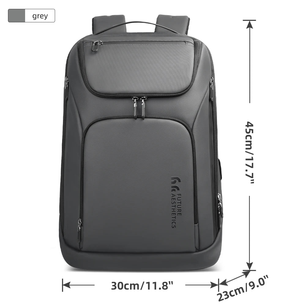 HK Travel Business Backpack for Men Large Capacity 17 Inch Laptop Backpack Multifunctional Anti-Theft Backpack Weekender Daypack