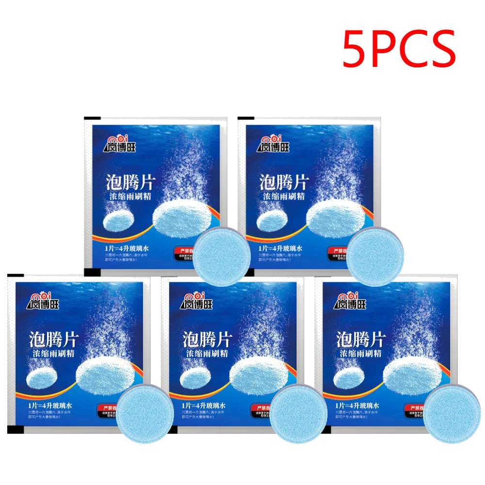 20-1PCS Concentrated Tablets Detergent Car Windscreen Wiper Solid Effervescent Tablets Cleaning Windshield Window Glass Cleaner