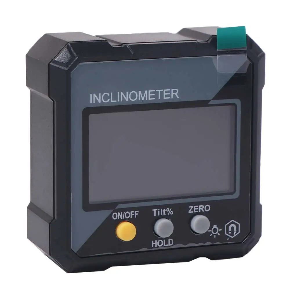 Waterproof Electronic Angle Protractor Single-sided Magnetic LCD Backlight Slope Meter High-precision Level Gauge Construction