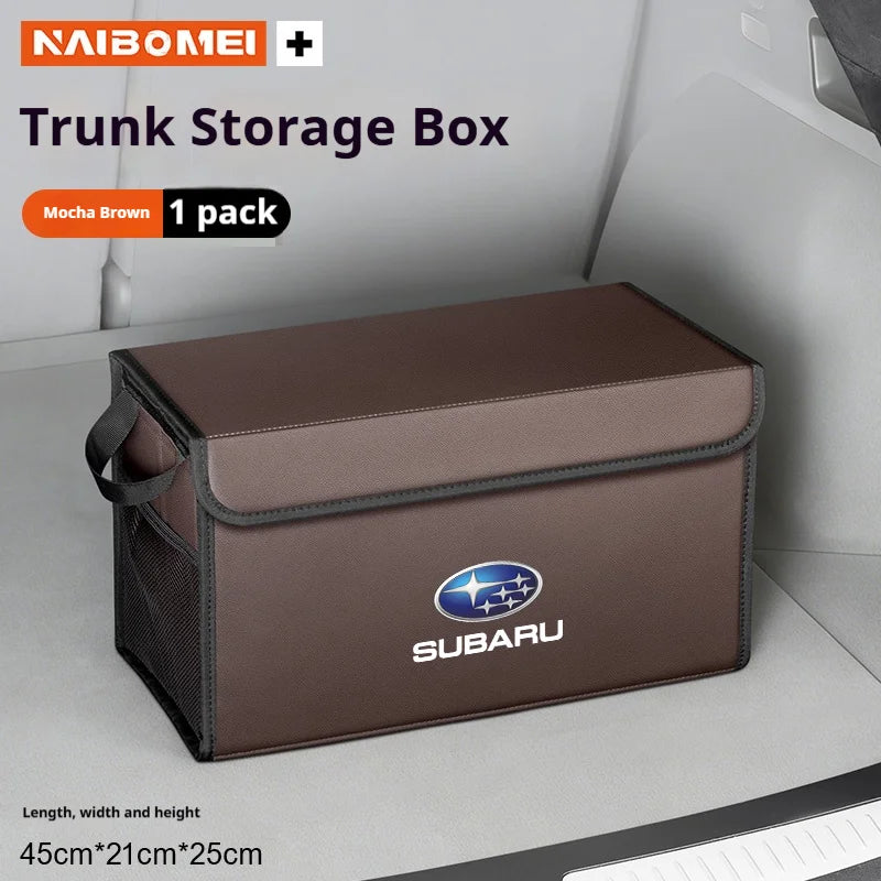 Car Trunk Foldable Storage Box Large-Capacity Stowing Tidying Bag For Subaru Ascent BRZ Forester Impreza Legacy Outback WRX VX