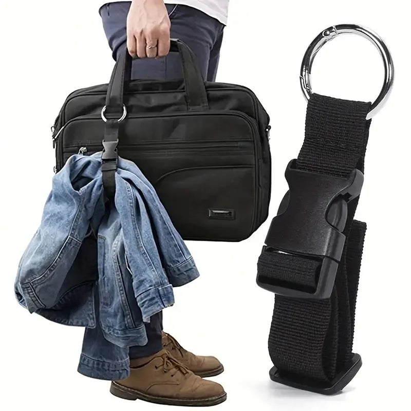 Travel Luggage Fixed Strap Backpack External Strap with Release Buckle Portable Strap Luggage Belt Jacket Holder BDK01