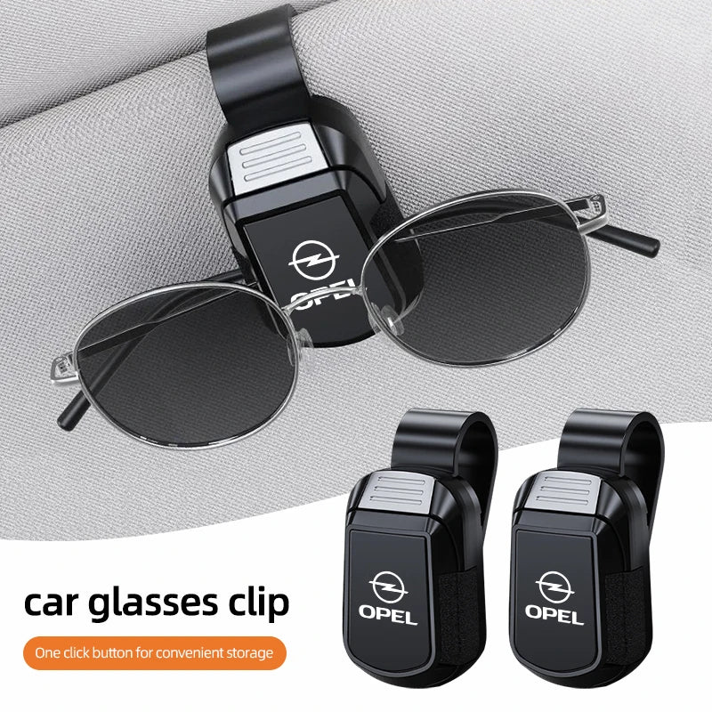 Car Glasses Sunglasses Storage Clip Sun Visor Clamp For Opel Grandland Frontera Mokka Astra Corsa Zafira Insignia Karl Vivaro