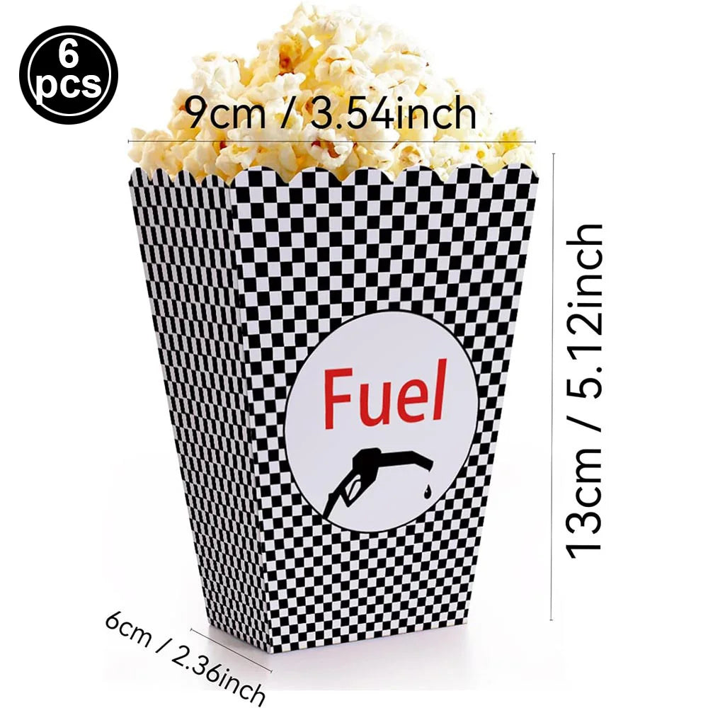 Race Car Theme Tablecloths Black White Checkered Rectangular Plastic Table Cover Racing Car Birthday Party Decorations Supplies