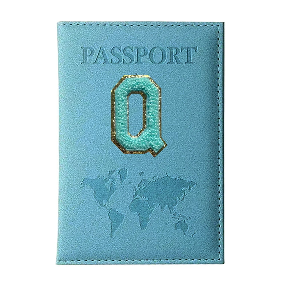 Passports Case Passport Covers Unisex Travelneedments Grren Letter Series Passport Holder Travel Passport Protective Cover