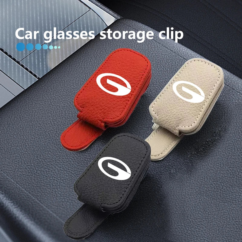 Car Sun Visor Glasses Box Sunglasses Clip Auto Accessories For GAC MOTOR Aion Y AION V Trumpchi GS3 GS4 GS5 GS8 GA4 GA6 GA8 M8