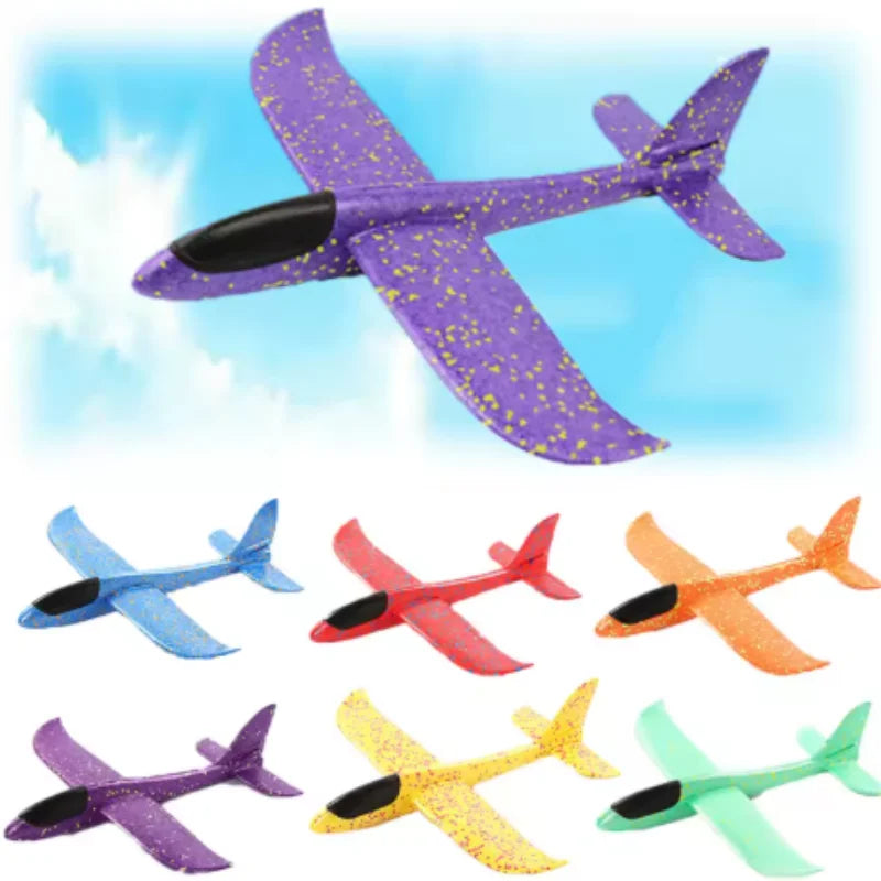 48cm Hand Throwable Free Flight Glider Foam Model EPP Breakout Flight Glider Party Game Kids Outdoor Fun Gift Toy