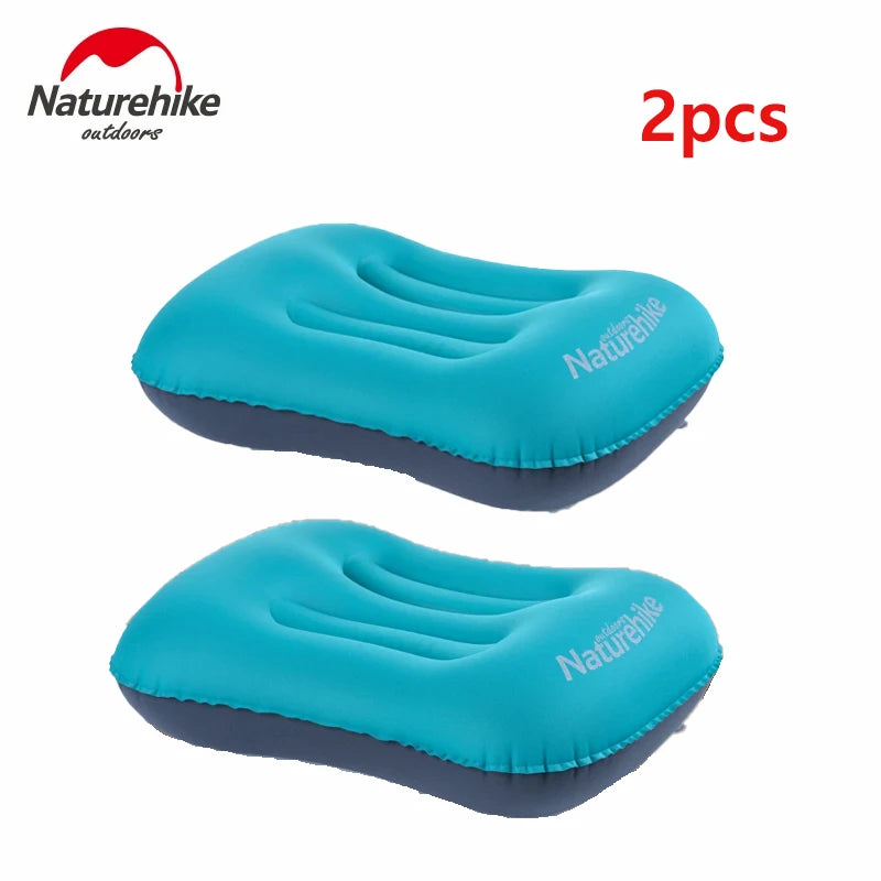 Naturehike Inflatable Pillows Ultralight Camping Pillow Portable Neck Inflatable Seat Travel Pillow Hiking Sleeping Air Pillow