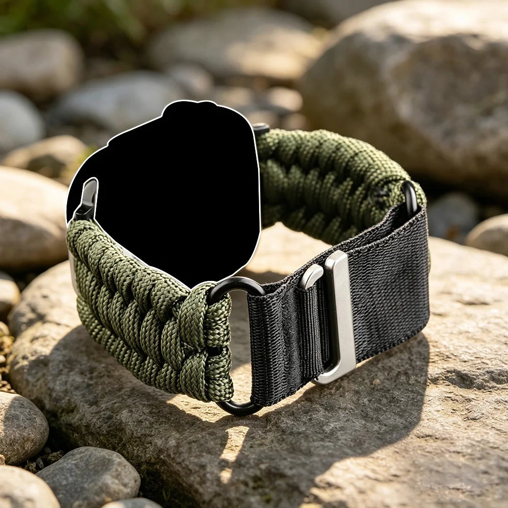 Umbrella Rope Sports Band for Apple Watch 49mm 46mm 45mm 44mm  Men Sports Mountain Strap iWatch Ultra SE 11 10 9 8 7 6 5 4