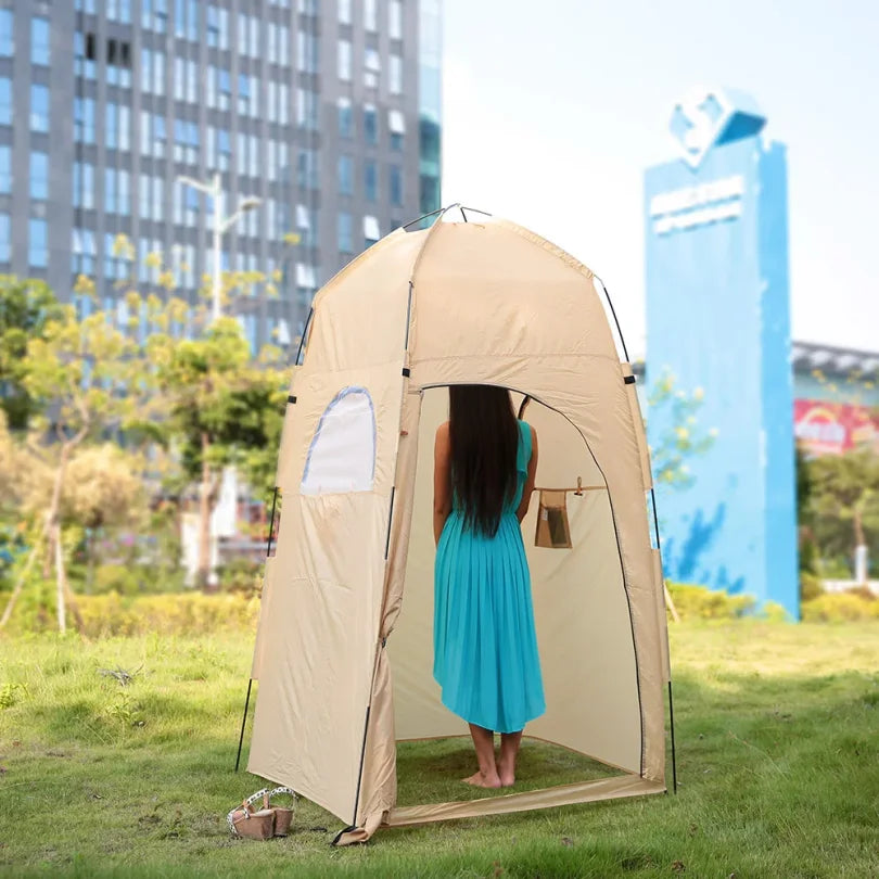 Portable Outdoor Shower Bath Changing Fitting Room Tent Shelter Camping Beach Privacy Toilet photography tent Camping Tent