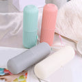 4pcs Holder Portable Travel Portable Toothbrush Container Travel Supply Bathroom Cup Toothpaste Container Compact Design