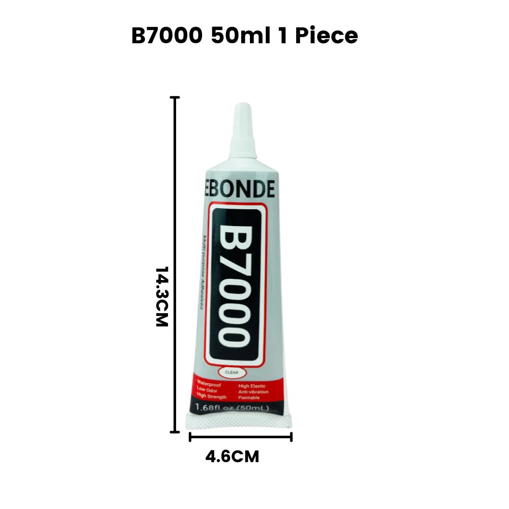 15/50/110mL B7000 Glue T7000 Adhesive Epoxy Resin Repair Cell Phone Touch Screen Liquid Glue Jewelry Craft Adhesive Glue