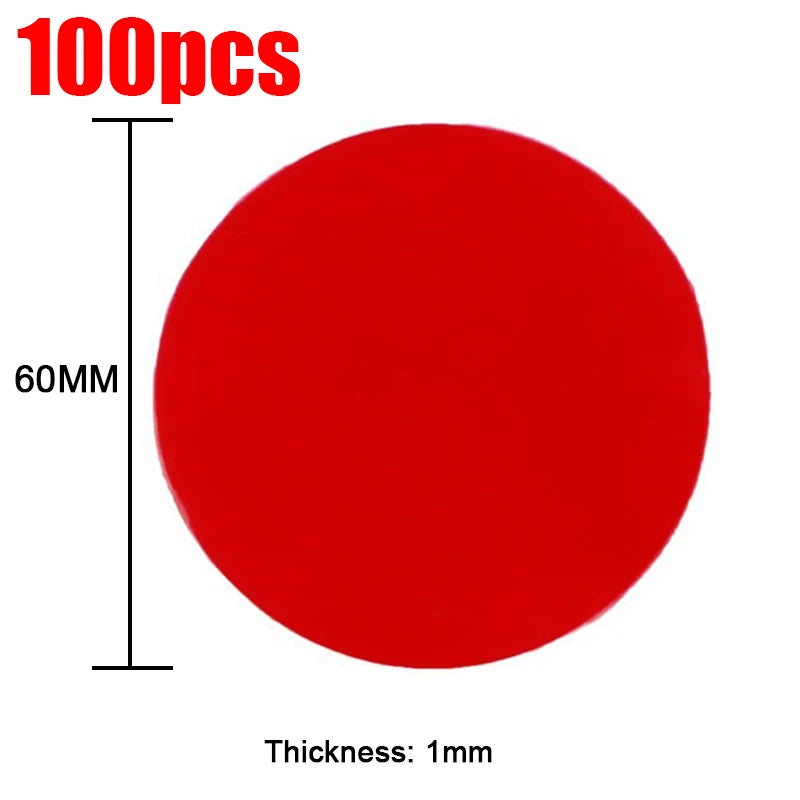 10-100Pcs Transparent Acrylic Double Sided Tape Pads Waterproof No Trace Super Strong Self Adhesive Stickers for Car Home