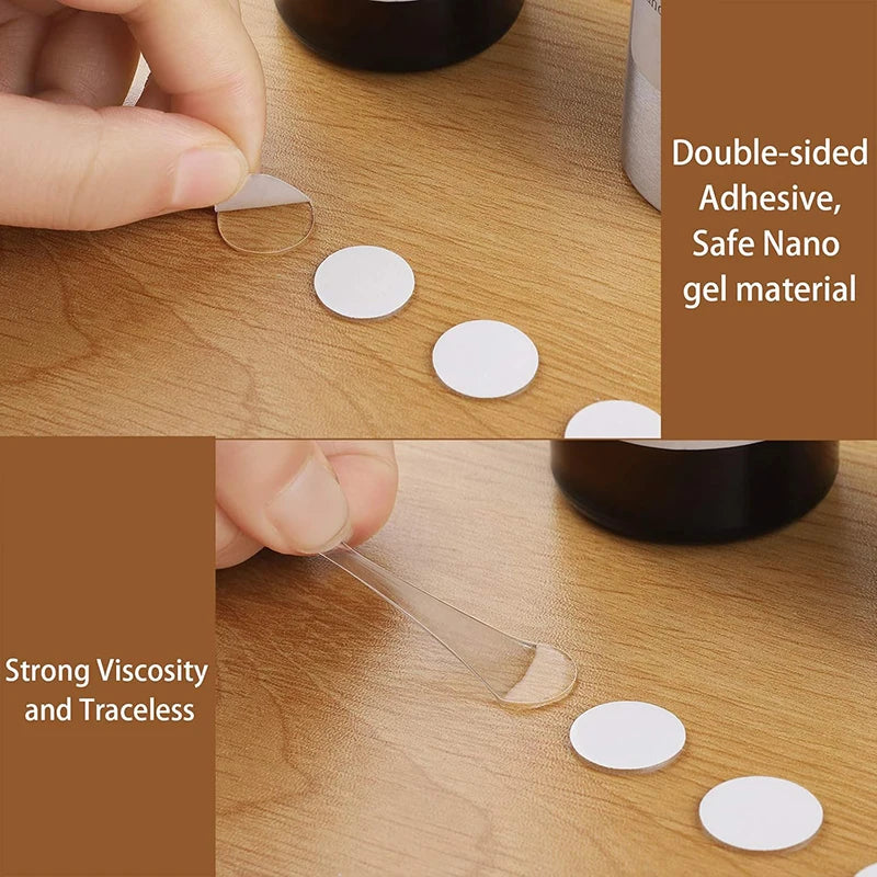 50/100Dots Double Sided Adhesive Poster Clear Glue Point Tape Round Tape Strongly Fixe Seamless Glue Household Paste Decoration
