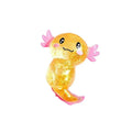 [J]Glitter Stress Relief Decompression Axolotl Toy Cute Malt Sugar Squeeze Fidget Toy For Adults Kids Adults Birthday Party Gift