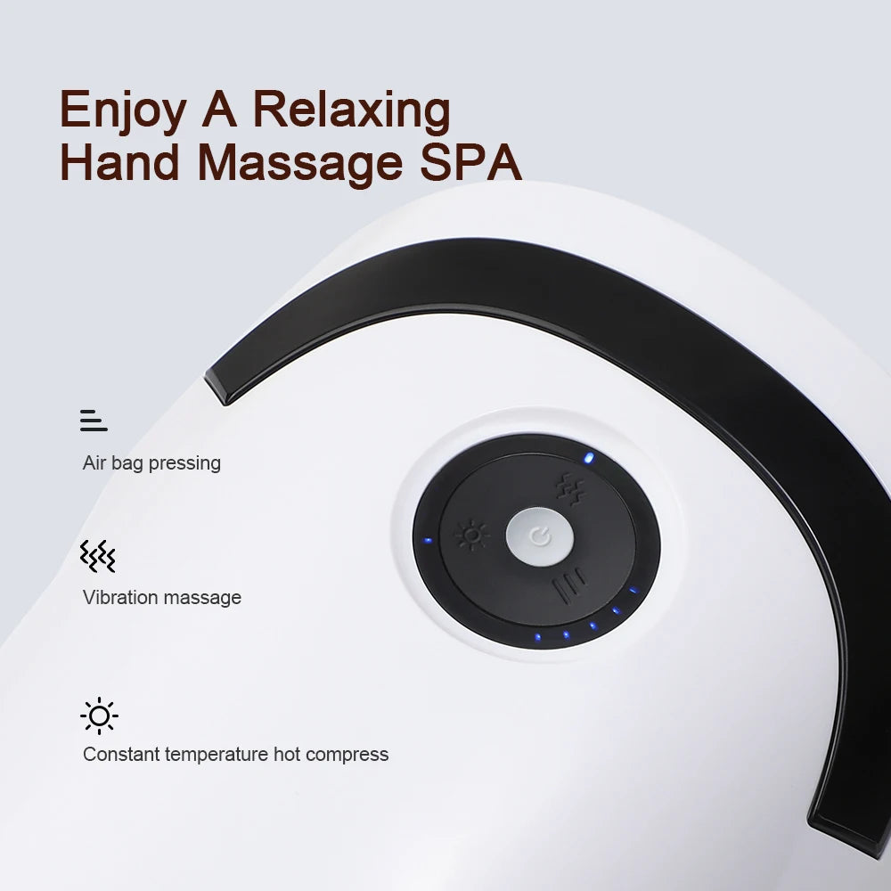 Smart Airbag Hand Massager Wireless Electric Hot Compress Carpal Tunnel Palm Acupoint Massager Vibration Kneading Finger Relax
