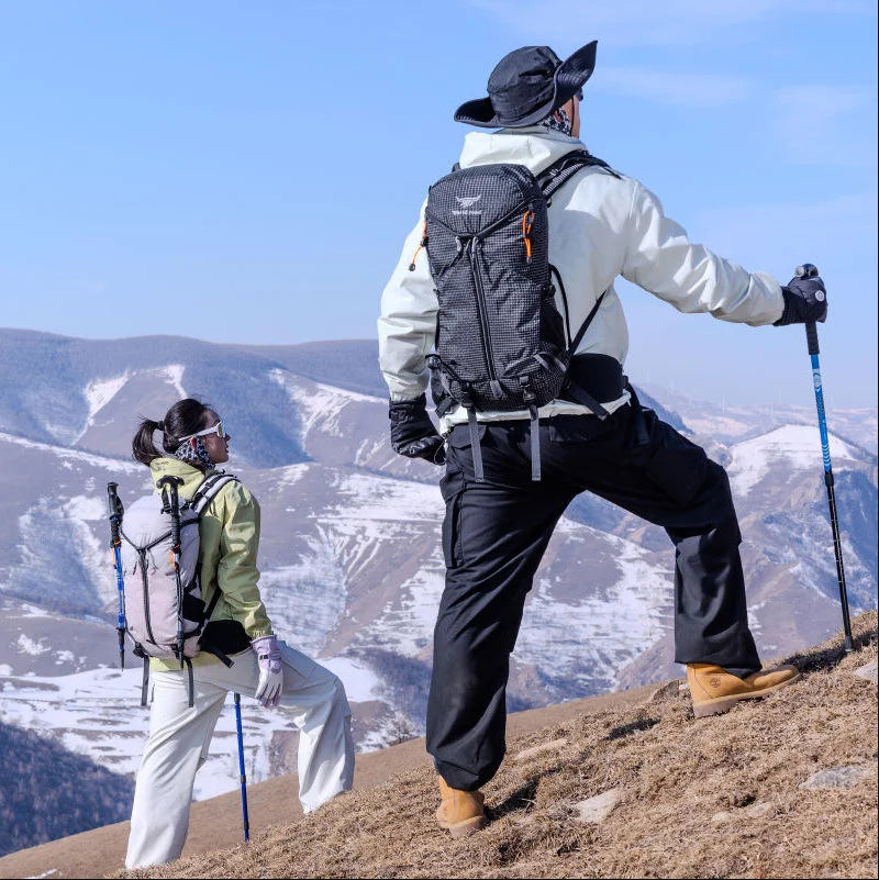 Lightweight Large Nylon Backpack Zipper Closure Fashionable Waterproof Design for Outdoor Travel Hiking Mountaineering Climbing