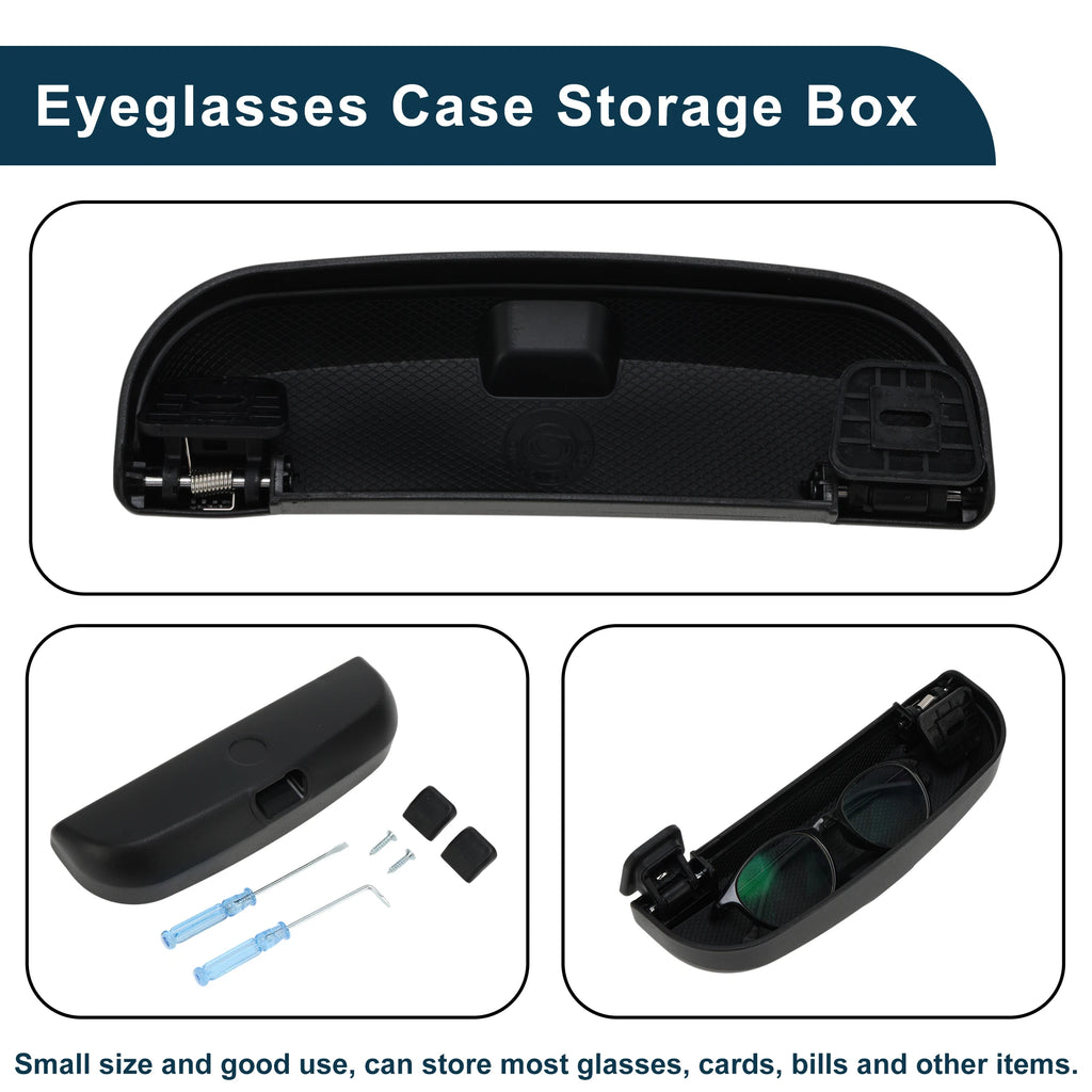 UXCELL Car Sunglasses Case for Ford Puma MK2 2020-2025 Eyeglasses Holder Storage Box