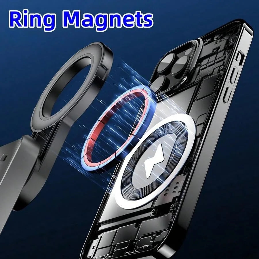 P15MiNi-C Upgraded Magnetic Model: Portable, multifunctional selfie stick, ideal for travel, live streaming, and selfies; smartphone tripod; made of aluminum alloy and ABS; 47.5 cm / 18.7 inches; 193 grams; Type-C charging wi