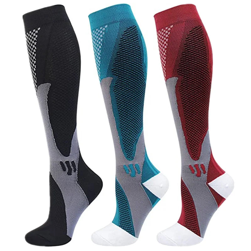Compression Socks Running Football Sports Medical Nursing Socks for Flight Travel Pregnancy Edema Diabetes Varicose Veins Socks
