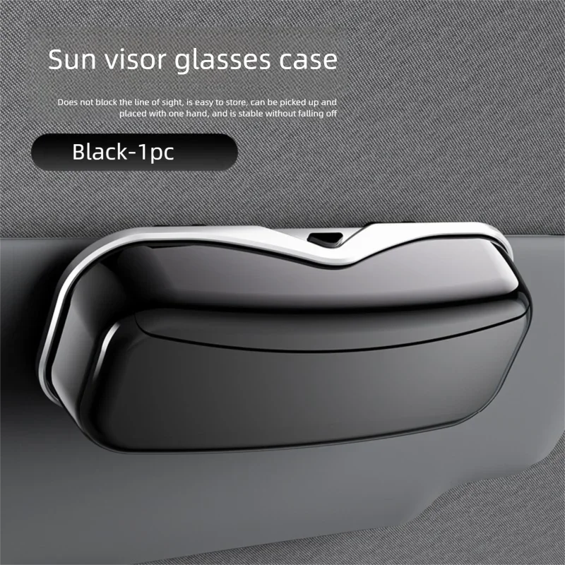 Multifunctional Car Sun Visor Glasses Holder, Portable Eyeglass Storage Box