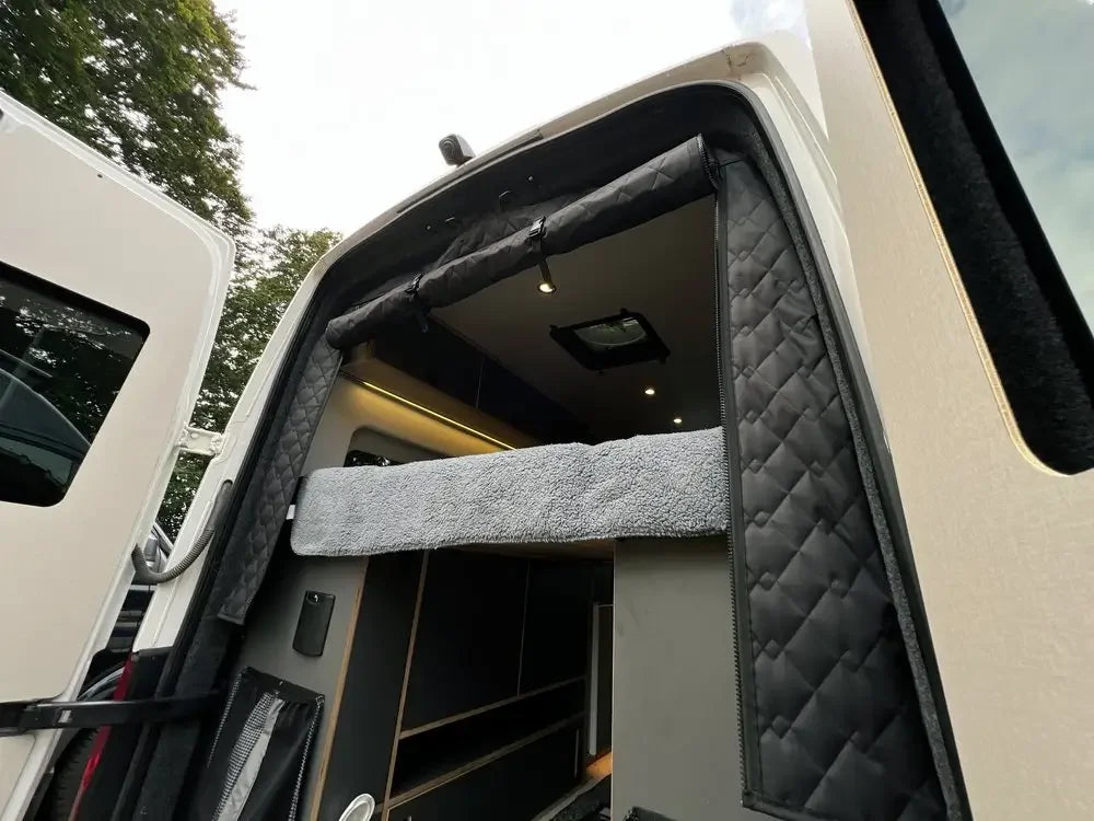 Van Rear Door Insulation Curtain,Thermal Blackout Shade For Fiat Ducato Peugeot Boxer Citroen Relay 2006+ Ram Promaster Caravan