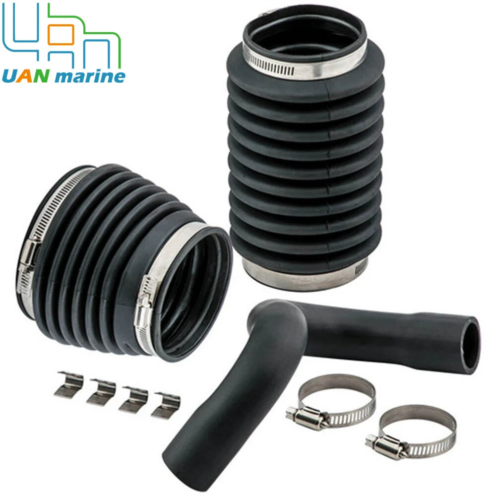 875822 U Joint Exhaust Hose Bellows Kit For Volvo Penta Stern Drives AQ DP PT DP DPX SP Replace 876294 876631 876632 875848