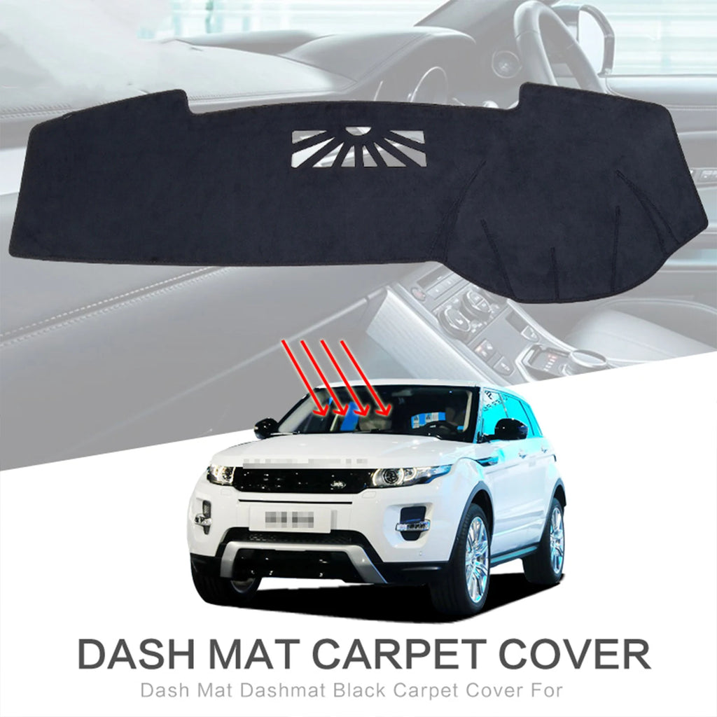 Car Dashboard Mat for Land Rover Range Rover Evoque 2011-2018 Sunshade Protective Carpet Dash Mat Dashmat
