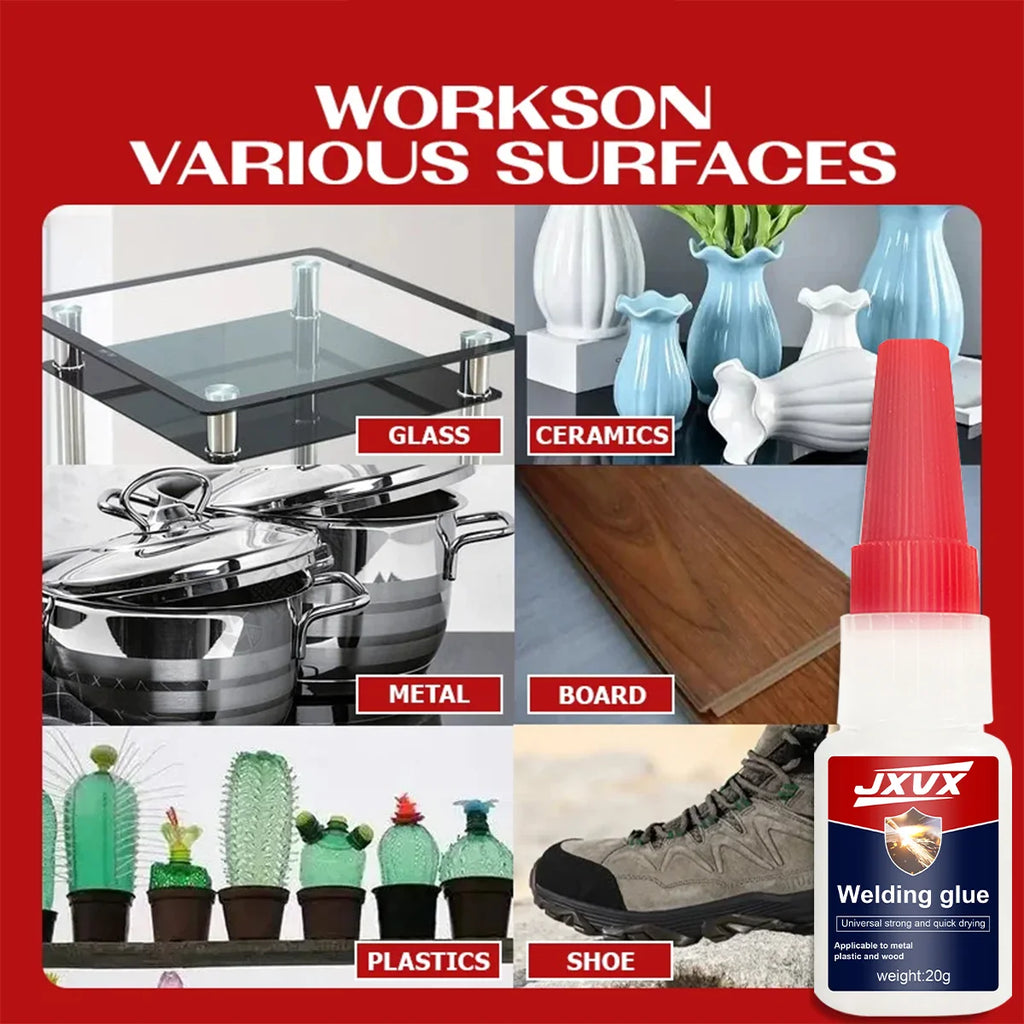 7pcs High Strength Welding Oily Super Glue Universal Clear Non-Marking Repair Adhesive Instant Glue Strong Fast Super Glue