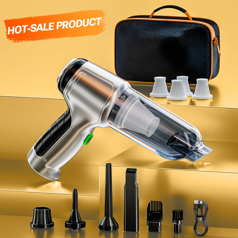 SZUK New Car Vacuum CIeaner  Wireless Handheld Cleaning Machine Powerful Portable Blower Mini Vacuum Cleaner for Car Home