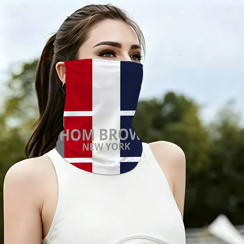 Fashion Brand T-Thom B-Brown UV protection face mask lightweight tube scarf for outdoor riding mountaineering camping