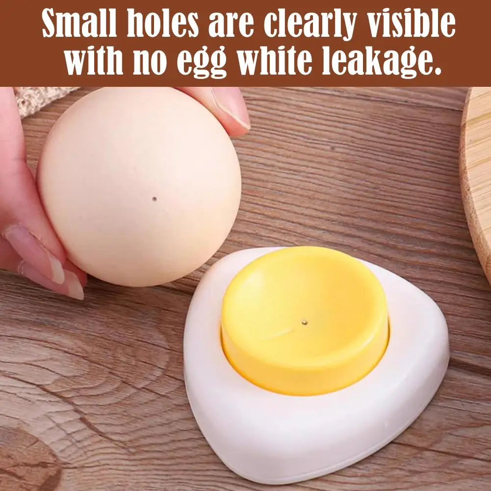 Magnetic Egg Puncher For Hard Boiled Eggs Retractable Pin Design Shell Opener Tool Prevents Cracking Kitchen Gadgets