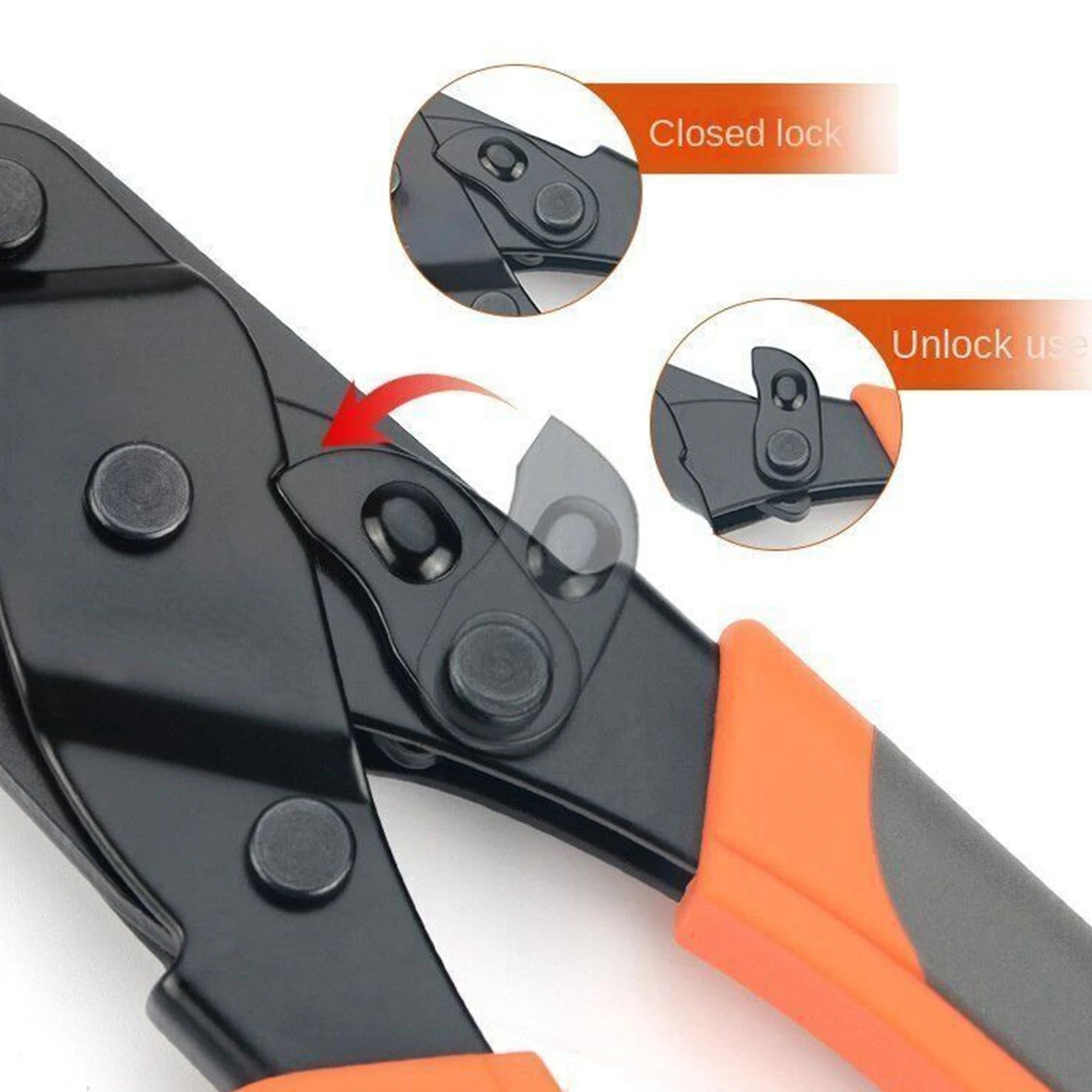 IWISS Non Insulated Open Barrel Terminal Crimp Tool Wire Crimper IWS-1424B IWC-1424A IWC-1424B Orange