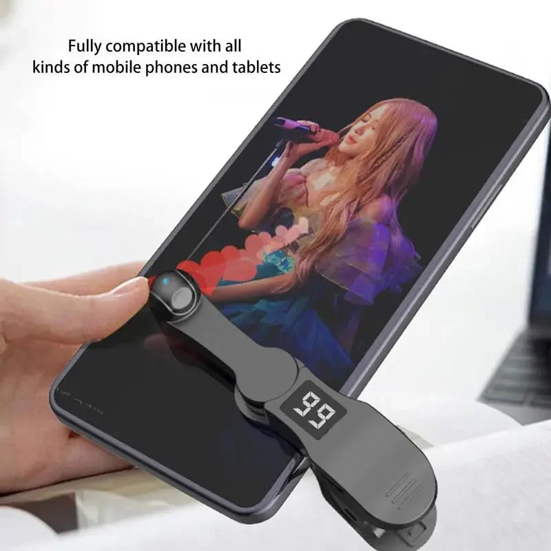Auto Screen Clicker for Smart Phone Apps Video Live Streaming Gadget USB Simulator Smartphone Game Screen Touch Tripods Tapper