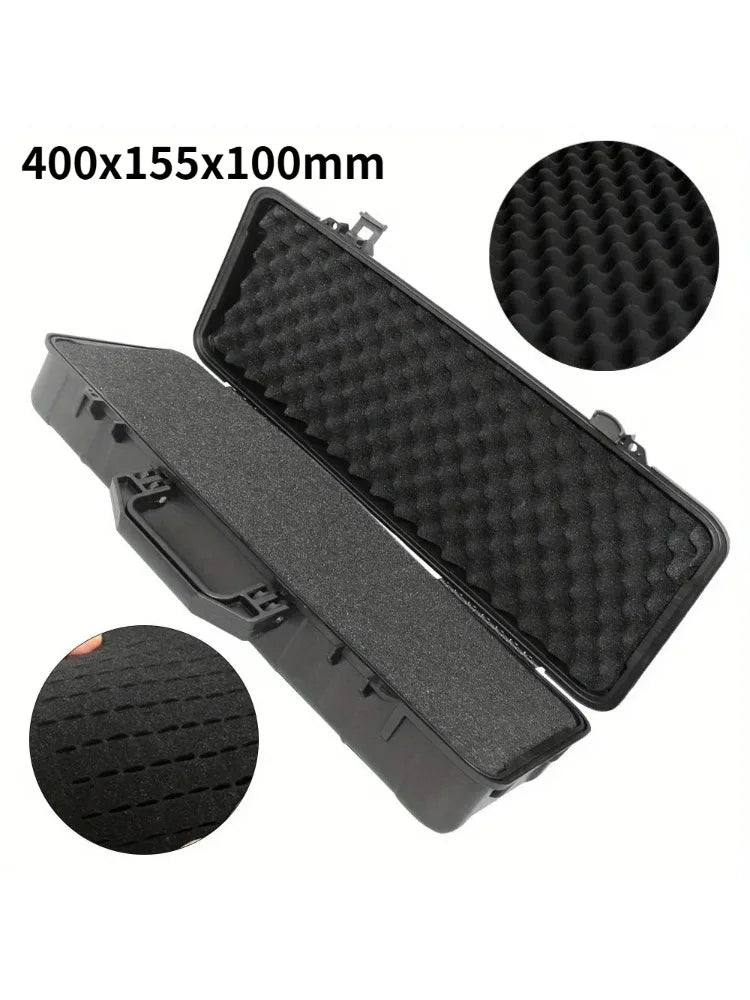 Shockproof Hard Tool Case with SpongeSealed Protective Storage Box for Camera, Photography Equipment, Sights & Instruments