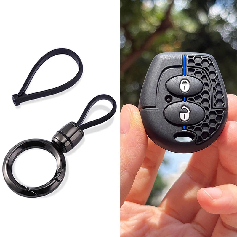 Silicone Car Key Case Cover With Keychain For Skoda Octavia Mk1 For VW Fox For Seat Cordoba Leon Sate Mc1 Ibiza 6L