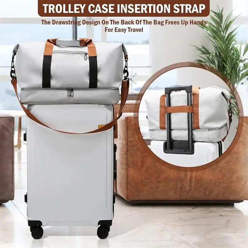 Travel Gym Bag Short-distance Luggage Portable Fitness Bags Shoulder Crossbody Chest Bag Handbags Duffle Carry On Weekender Bag