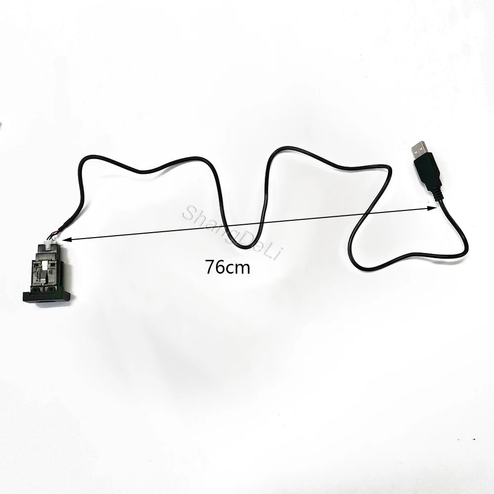 For VW Polo 2011-2013 Car USB Input Adapter Socket Audio Radio U-disk Flash Socket Interface Adapter with Cable