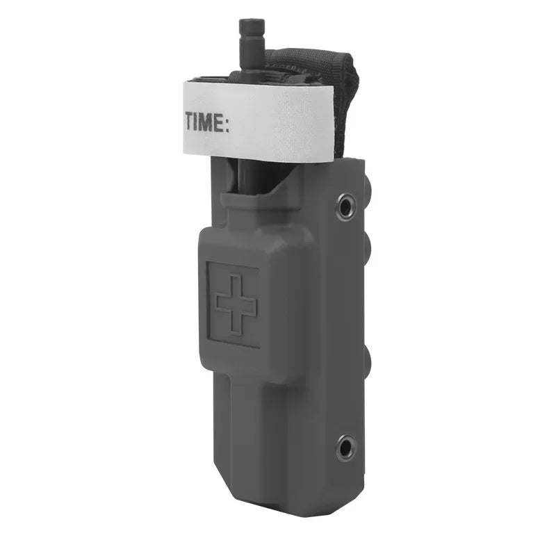 EDC Molle Tourniquet Holder Box Storage Tourniquet Multi-functional Quick-pull Box Outdoor Emergency Survival for Hunting CS