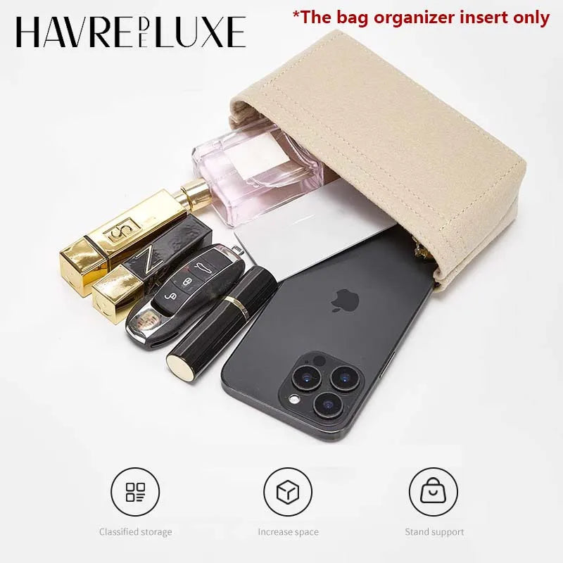 Bag organizer insert for Longchamp mini bag support purse insert handbag liner bags accessories