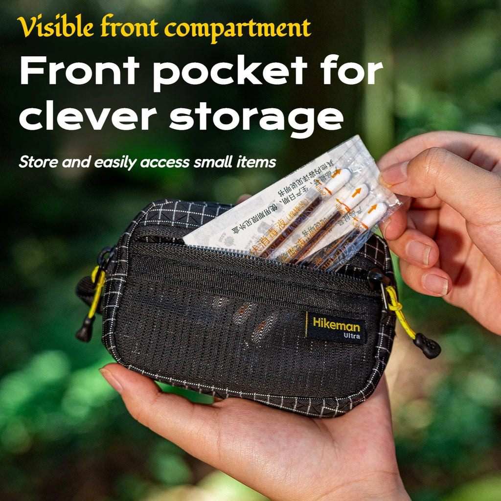 Dyneema Multifunctional Utility Bag Lightweight Waterproof EDC Pouch for Outdoor Camping Hiking Tactical Gear Storage Men Women