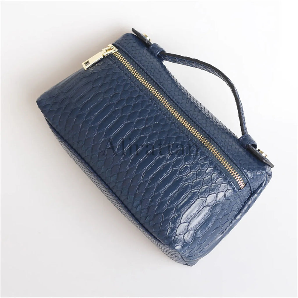 XMESSUN Crocodile Pattern Makeup Bags for Women 2026 Trendy Bag Clutch Bag Luxury High Quality Handbag Designer Handbag Purse
