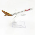 16CM 1:400 Indonesia Batik Air B787 Airplane Model with Base Alloy Metal Aircraft Toy Plane Collectible Souvenir Display Model