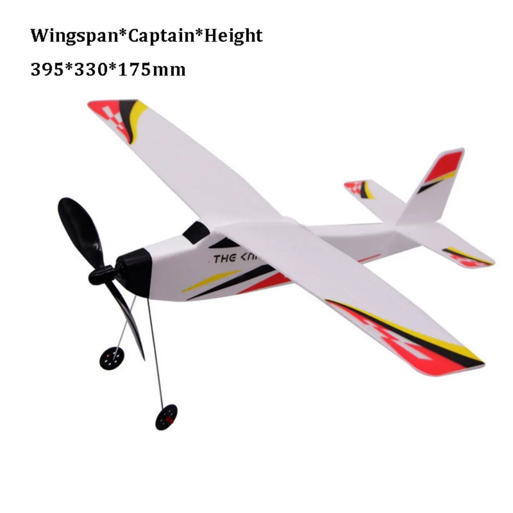 Ligthweight Airplane Glider Toy Model Popular Multistyles Rubber Band Powered Helicopter DIY Assemble Airplanes Toy